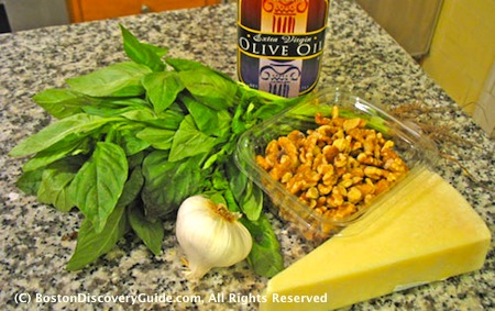 Basil pesto recipe ingredients