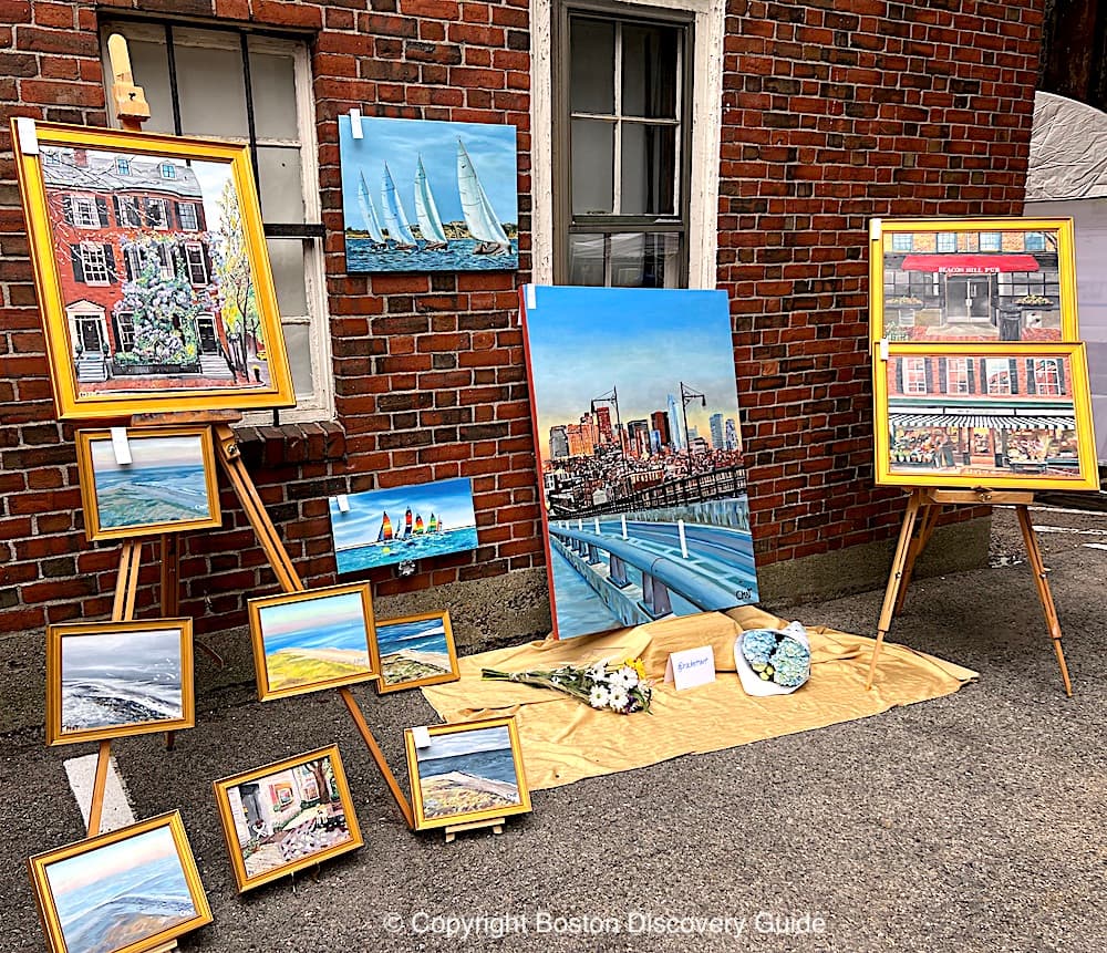 Display at the Beacon Hill Art Walk