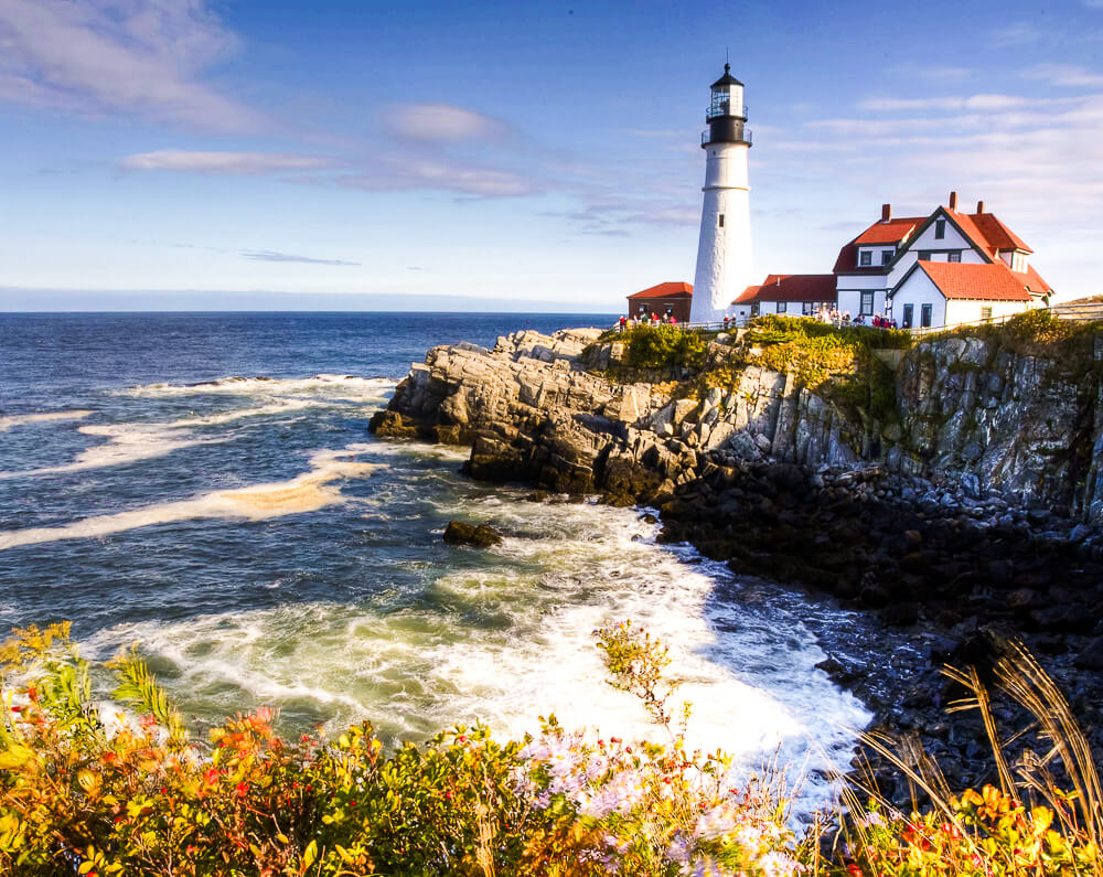 Lighthouse in Maine - Photo credit: Adobe/Harold Stiver