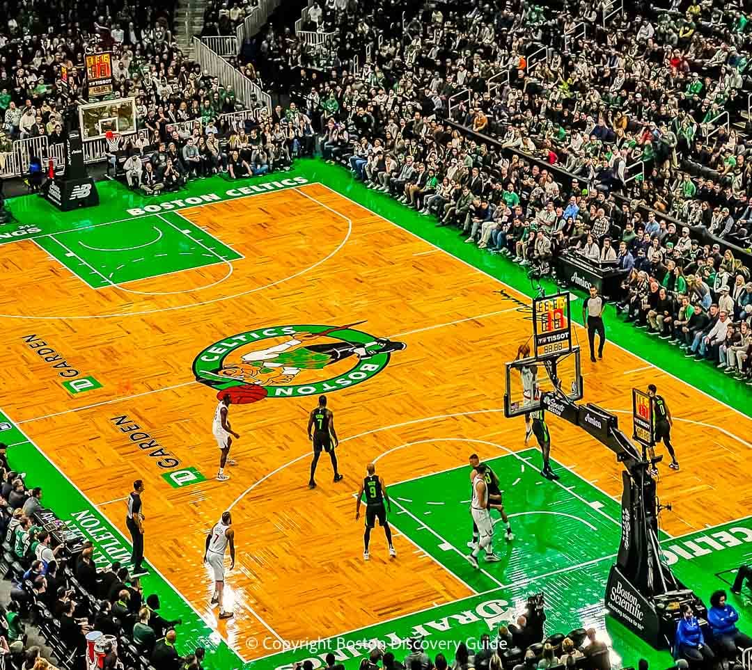  Boston Celtics playing at TD Garden