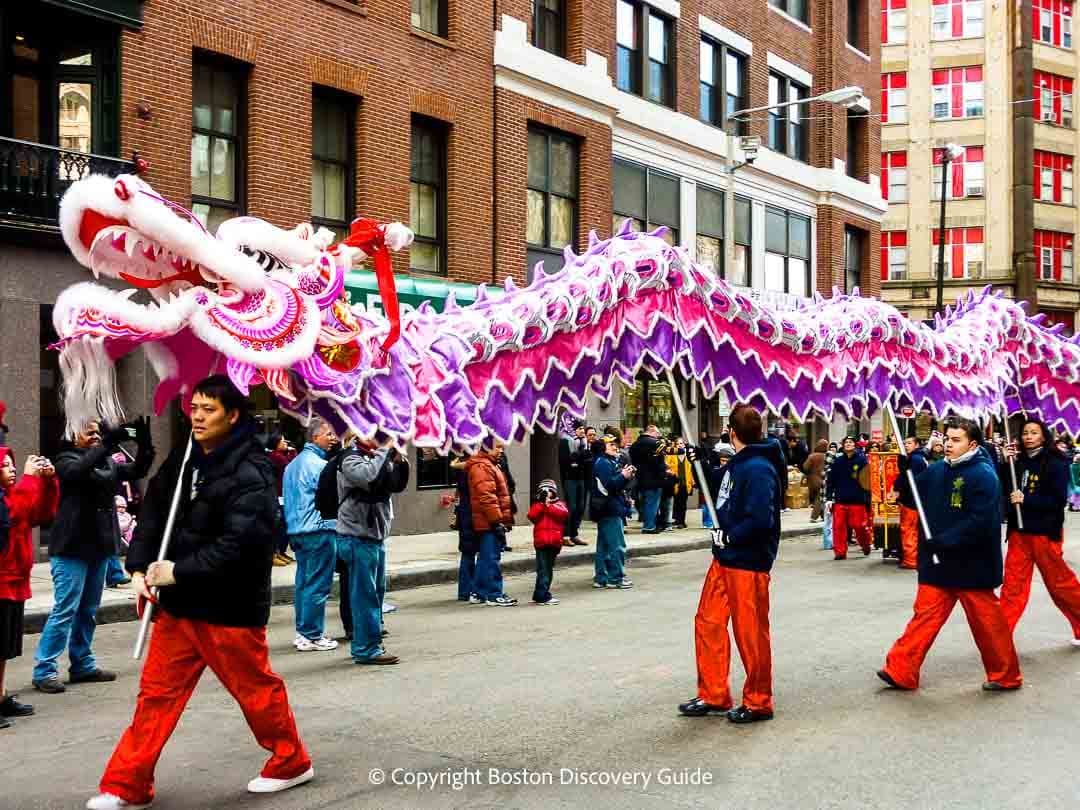 Boston Chinese New Year Parade - Dragon Dance