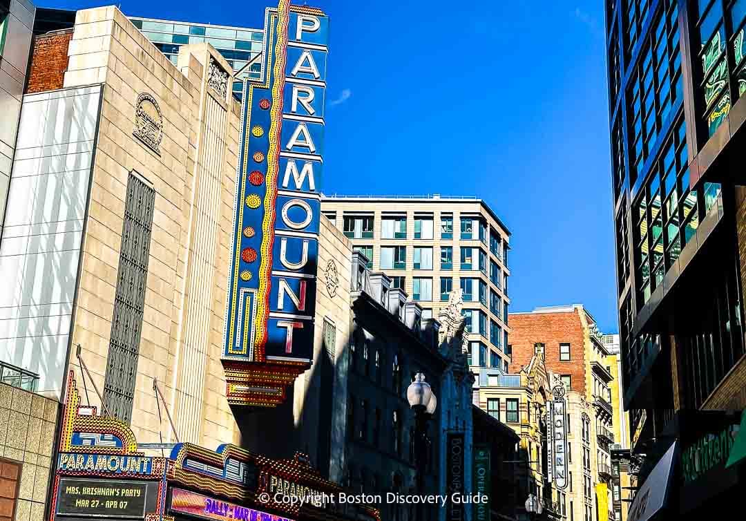 Boston's Downtown Theatre District 