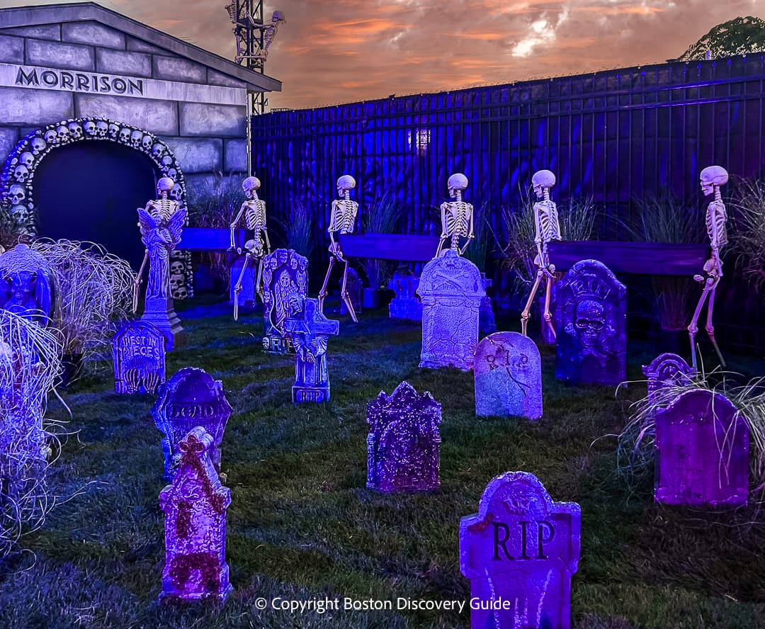 A ghostly graveyard at Wicked Haunt Fest