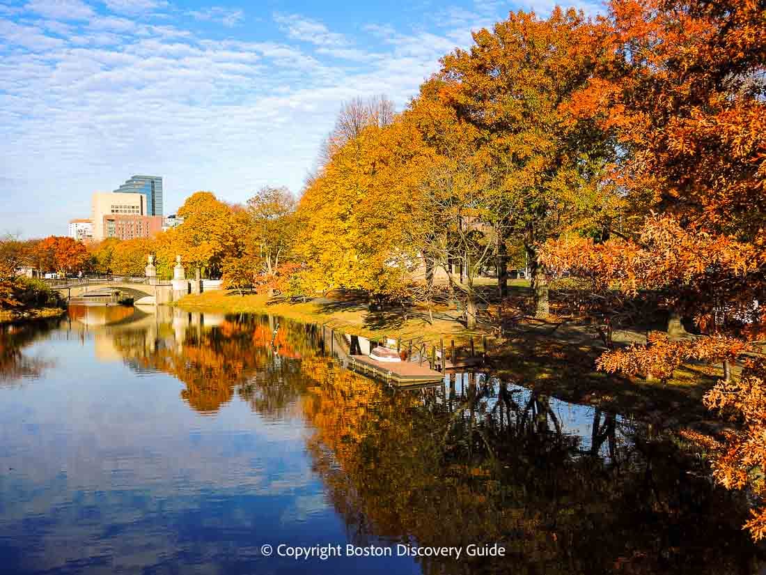 Canals along Boston's Esplanade