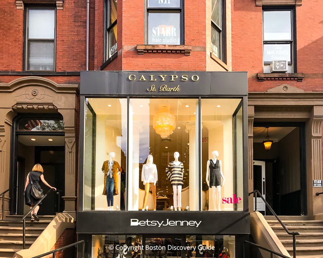 Calypso and Betsy Jenney on Newbury Street