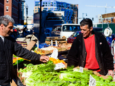 Boston's Haymarket - historic market