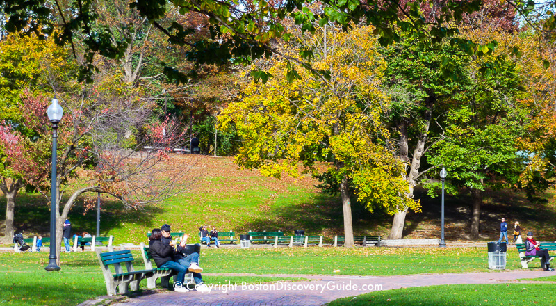 Boston Common Freedom Trail Site Boston Discovery Guide