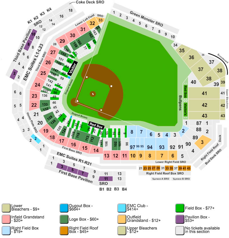 Seating Map Of Fenway Park Fenway Park | Red Sox, Concerts, More Events | Boston Discovery Guide