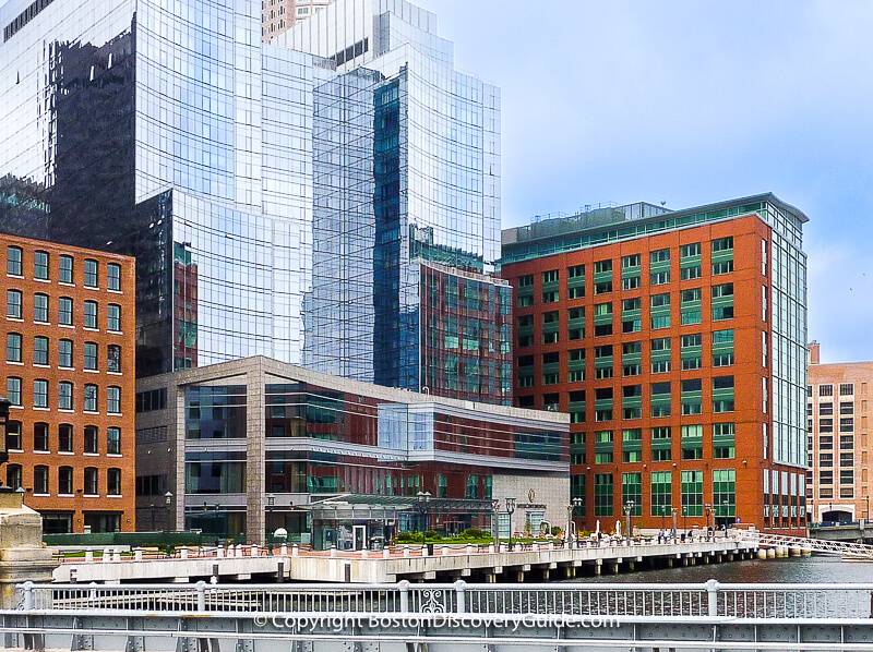 Harbor-side view of the InterContinental Boston