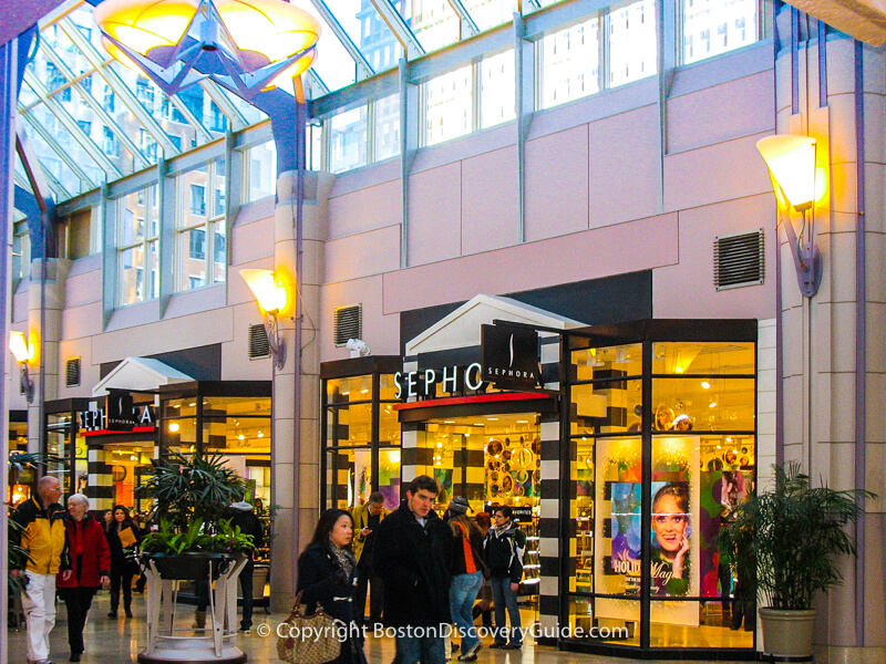 Prudential Center, High-End Boston Shopping and Dining