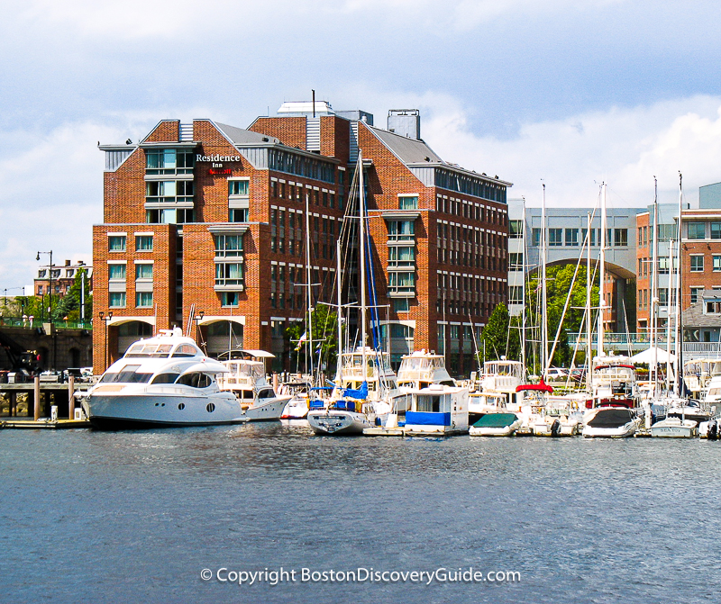 Residence Inn Boston Harbor on Tudor Wharf in Boston's Charlestown neighborhood