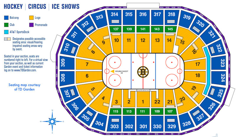 Breakdown Of The TD Garden Seating Chart, Boston Bruins