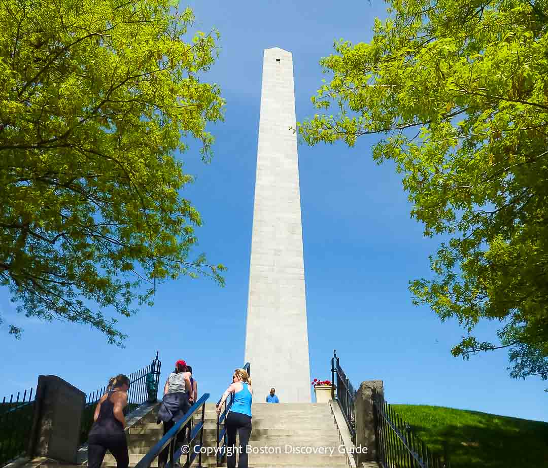 Bunker Hill in Charlestown, MA - part of Boston's Freedom Trail