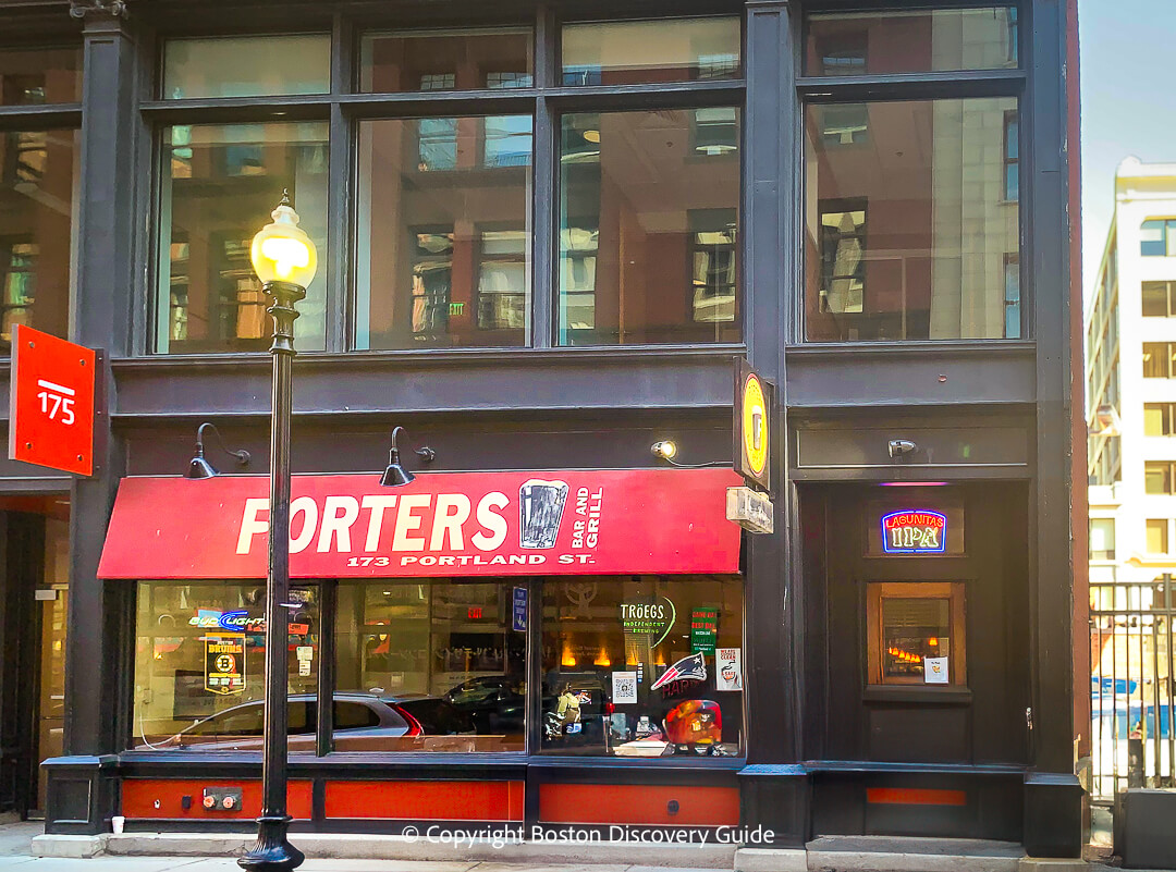 Porters Bar & Grill near TD Garden