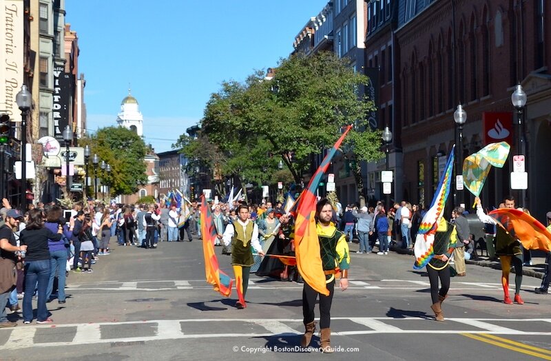 Boston Columbus Day Parade Location and Time Boston Discovery Guide